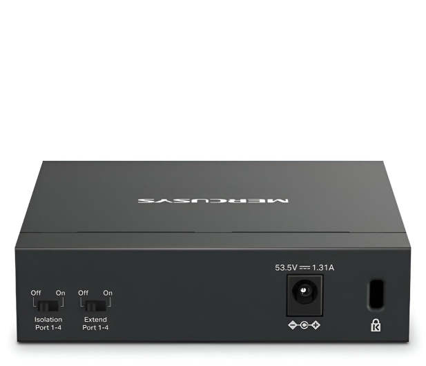 Mercusys MS105GP (5x10/100/1000Mbit) 4xPoE+ - 1321861 - zdjęcie 2